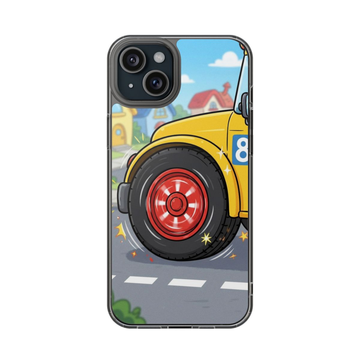Clear Impact-Resistant Cases - Cartoon Bus | Echovira...