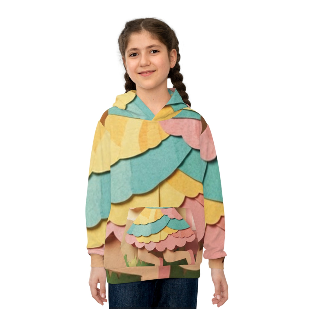 Children's Hoodie - Happy Garden Hop | Echovira Gallery