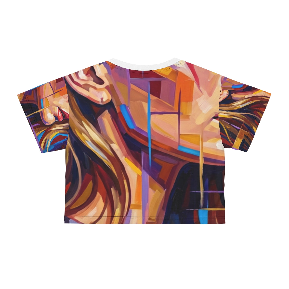 Crop Tee - Shattered Elegance | Echovira Gallery