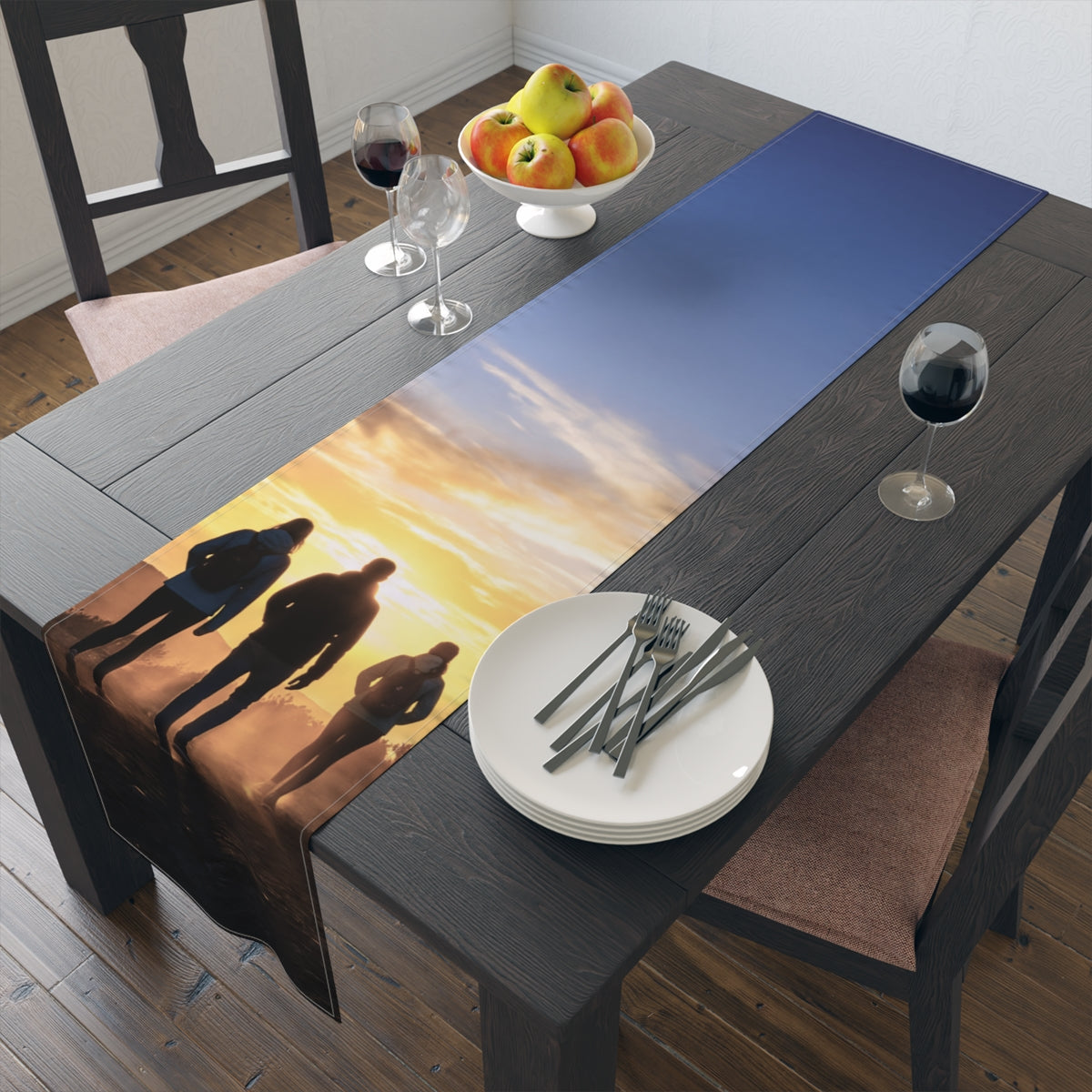 Table Runner - Sunset Silhouette