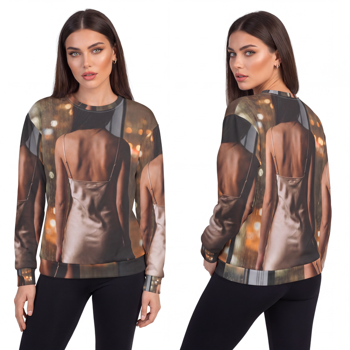 Unisex Sweatshirt - Rainy City Lights