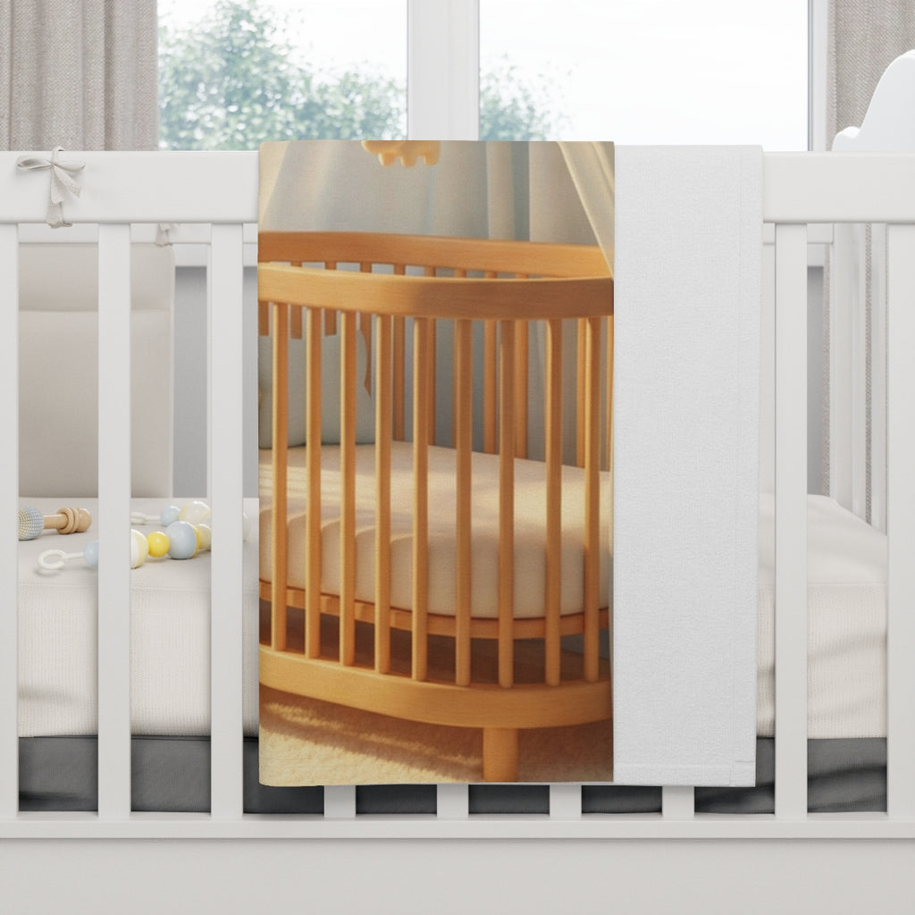 Soft Fleece Baby Blanket - Gentle Scandi Snuggles