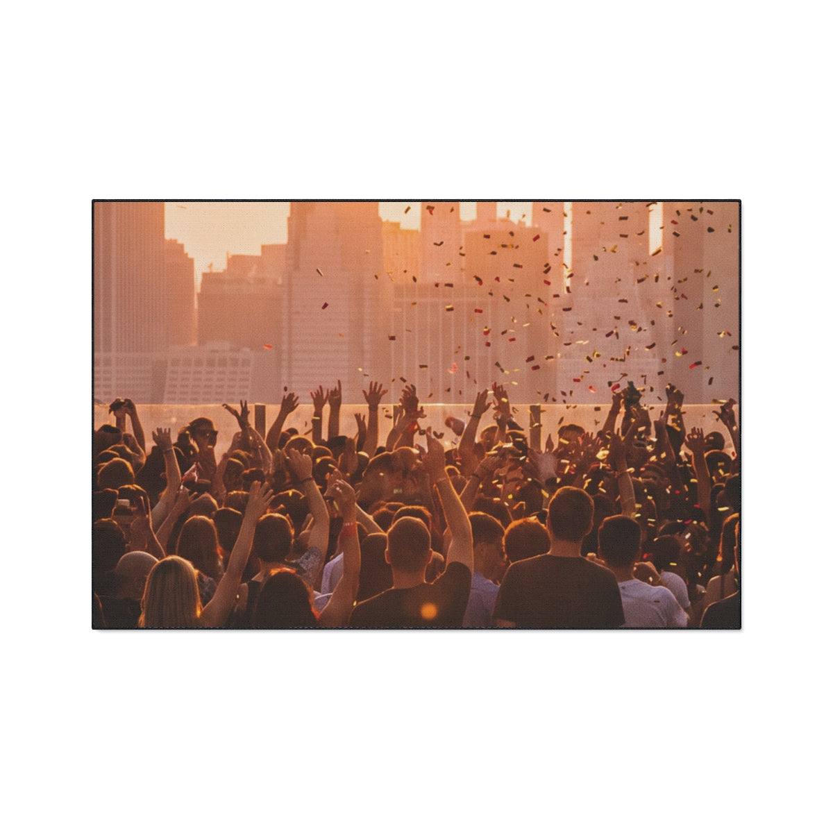 Heavy Duty Floor Mat - City Lights | Echovira Gallery