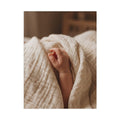 Toddler Blanket - Tender Newborn Hand Art - Minimalist... |...