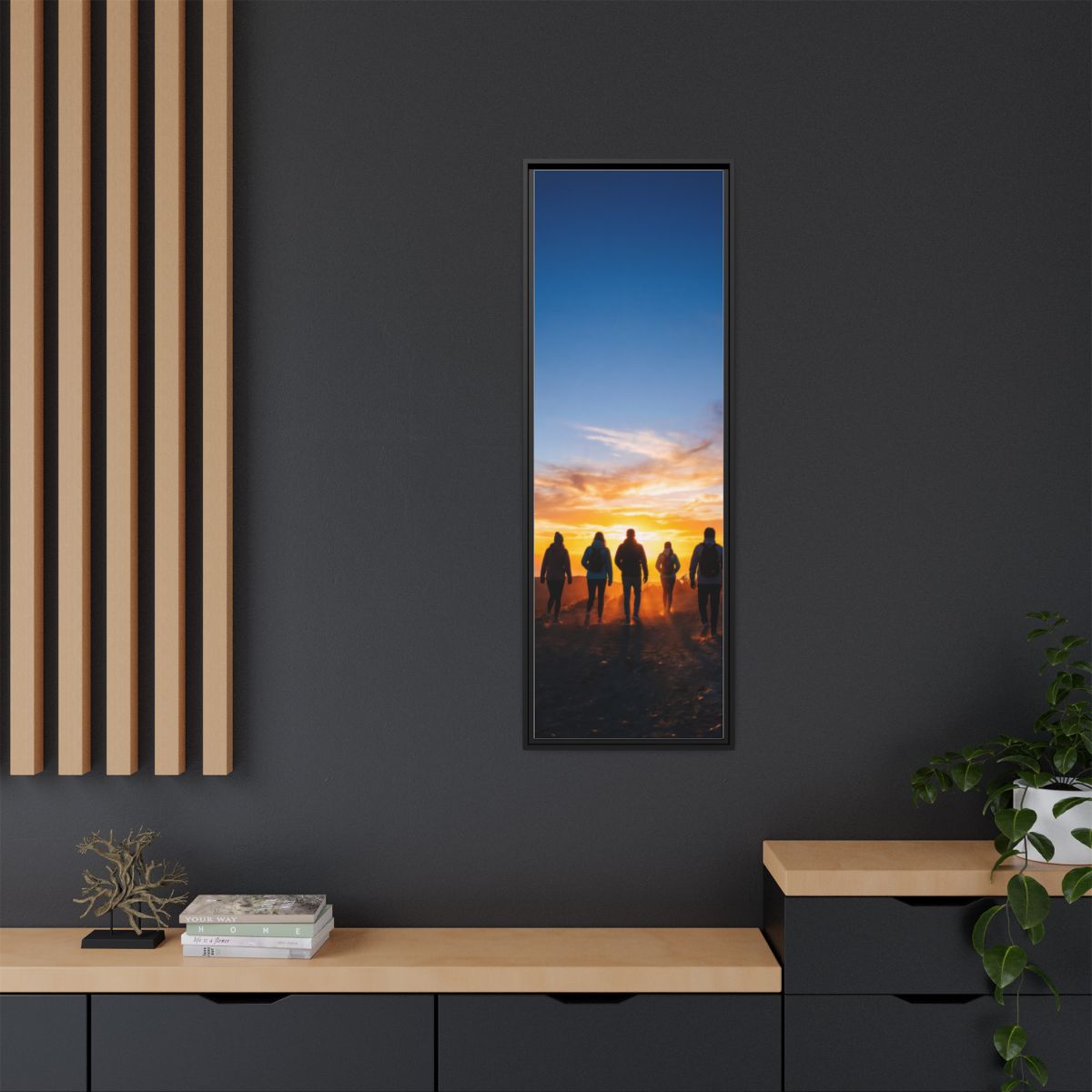 Matte Canvas, Framed - Epic Dawn Trek