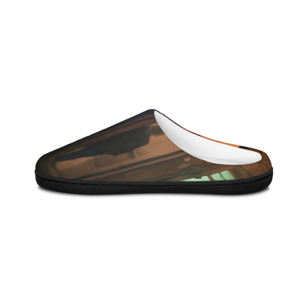 Women's Indoor Slippers - Shadowed Alleyway Mystery Art... |...