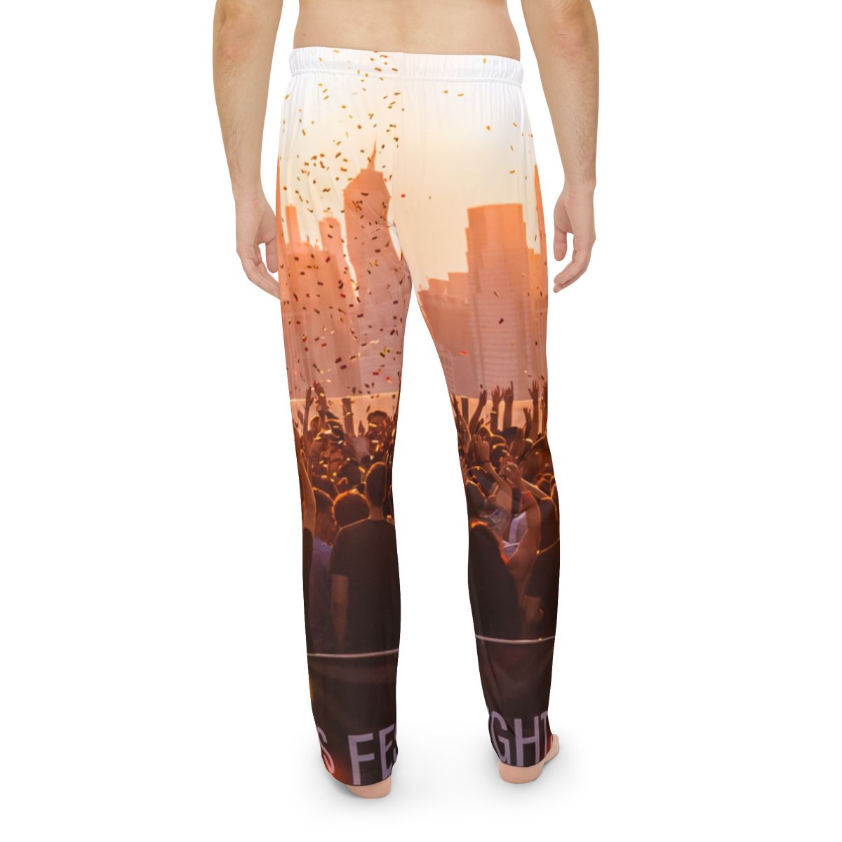 Men's Pajama Pants - City Lights | Echovira Gallery