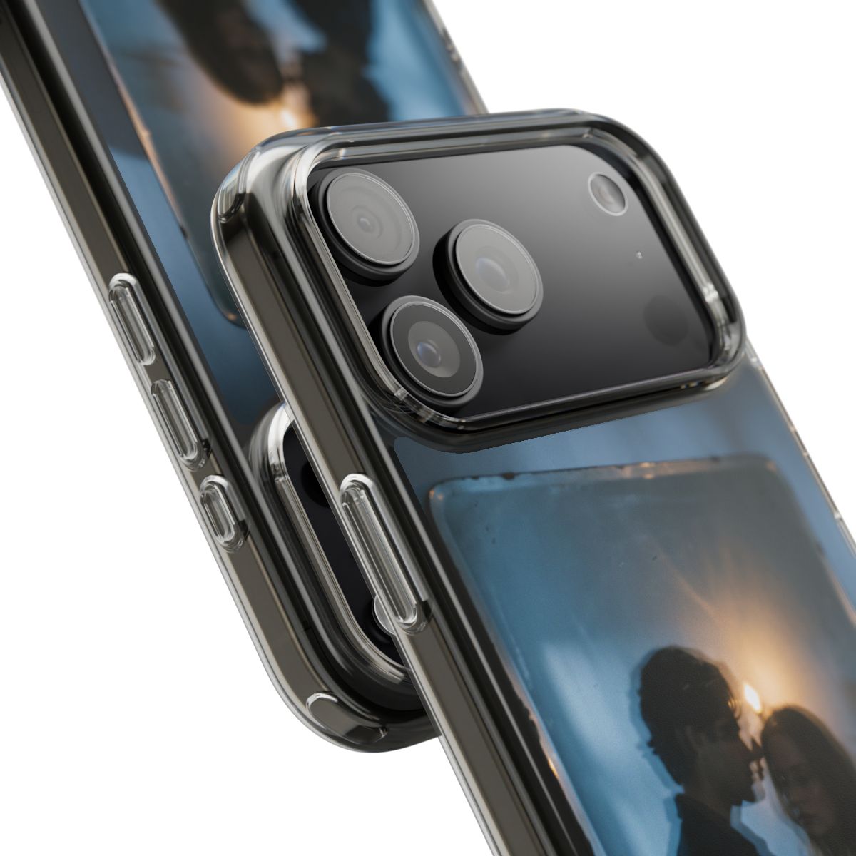 Clear Impact-Resistant Cases - Midnight Reflection Clear......