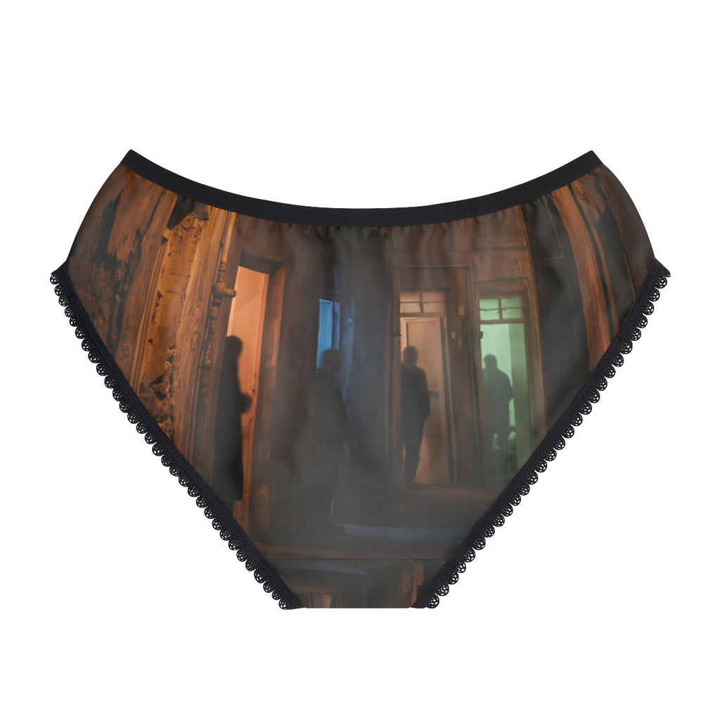 Women's Briefs - Shadowed Alleyway Mystery Art Print |...