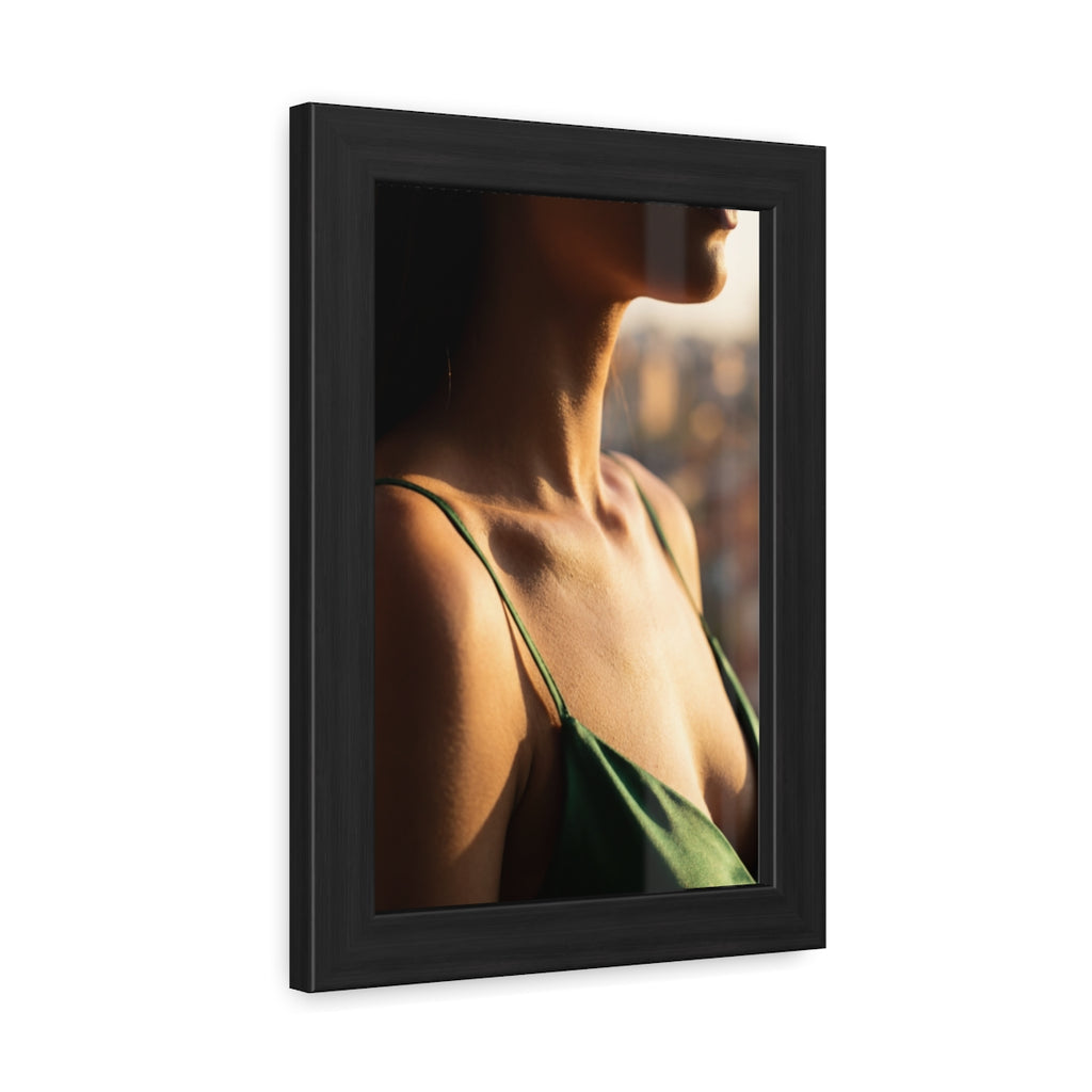 Framed Poster - Sunlit Muse Gallery Art — Portrait