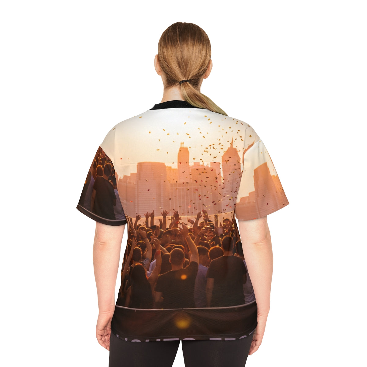 Unisex Football Jersey - City Lights | Echovira Gallery