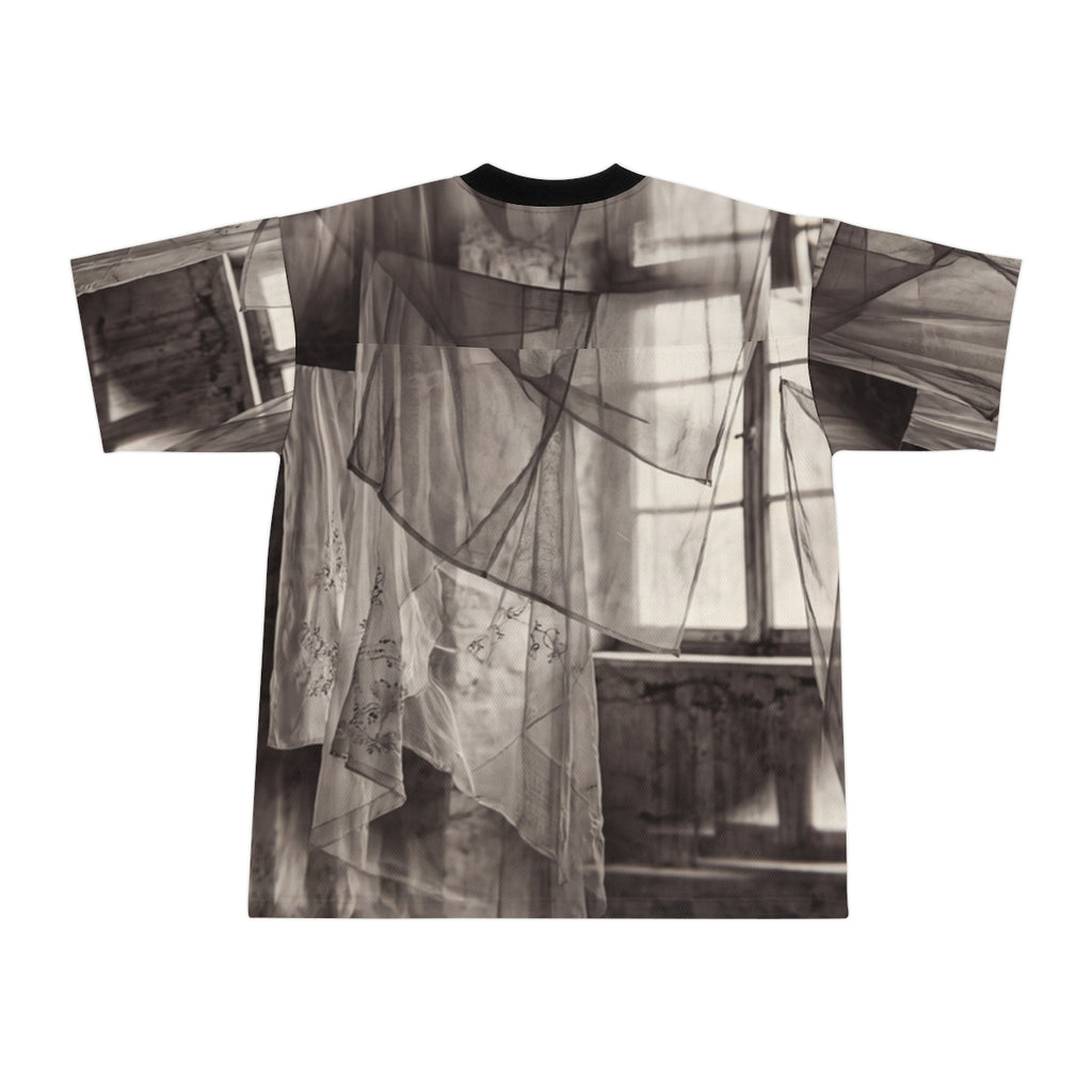 Unisex Football Jersey - Spectral Veils | Echovira Gallery