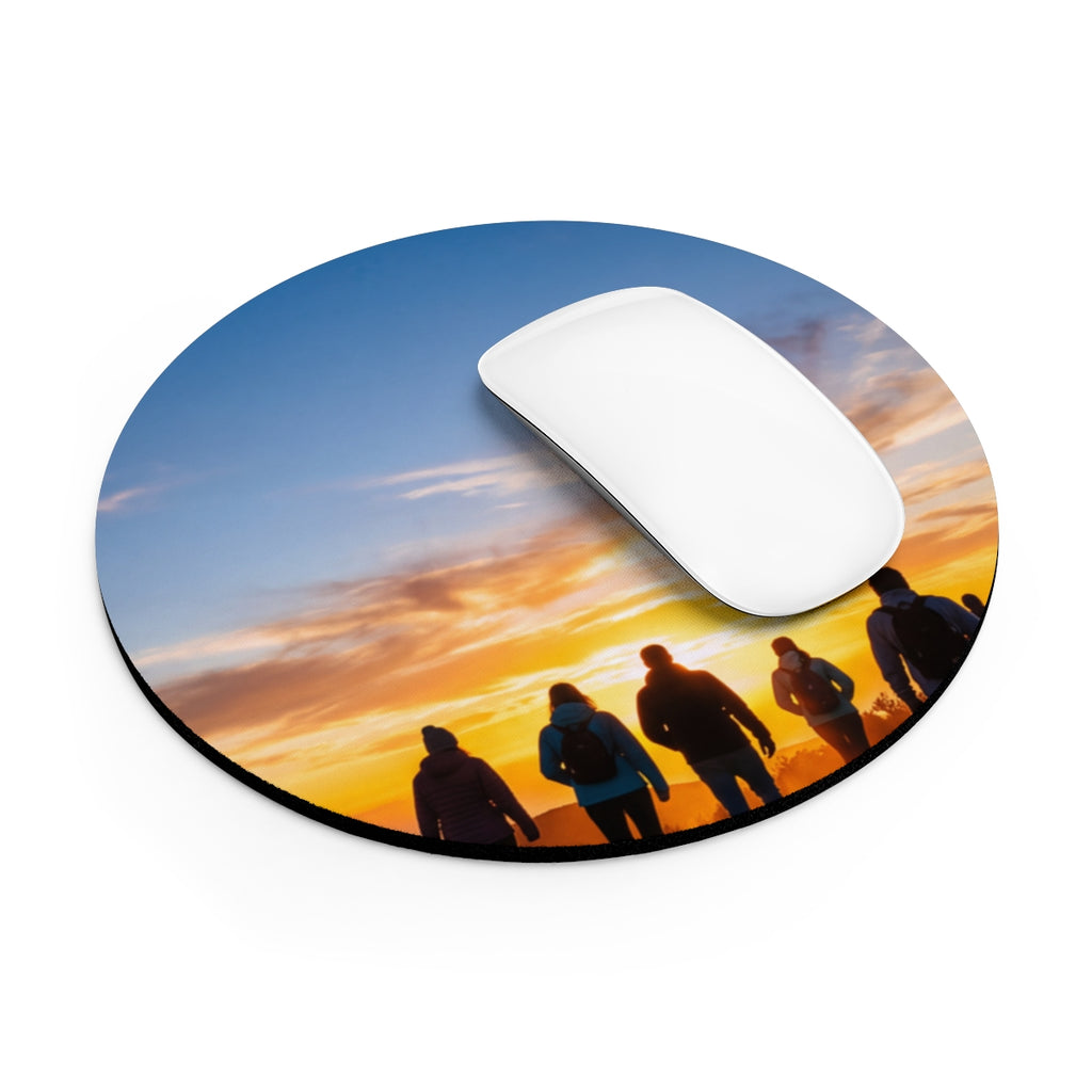 Mouse Pad - Golden Hiker Dawn