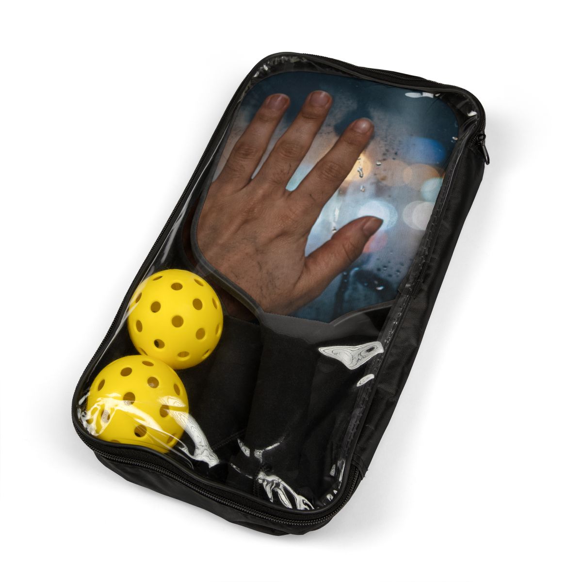 Rainy City Pickleball Kit with Window Art