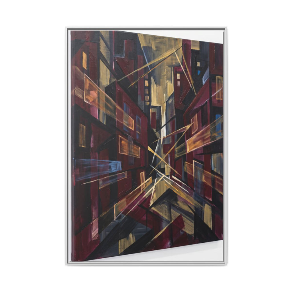 Framed Matte Canvas - Urban Perspective (8×10, 9×12, 11×14...