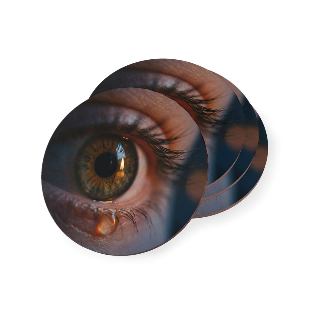 Coasters - Golden Flame Reflection