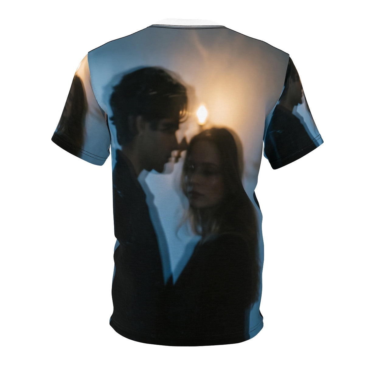 Midnight Reflections Unisex Tee - Cinematic Streetwear |...
