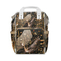 City Diaper Backpack with Night Metamorphosis Art