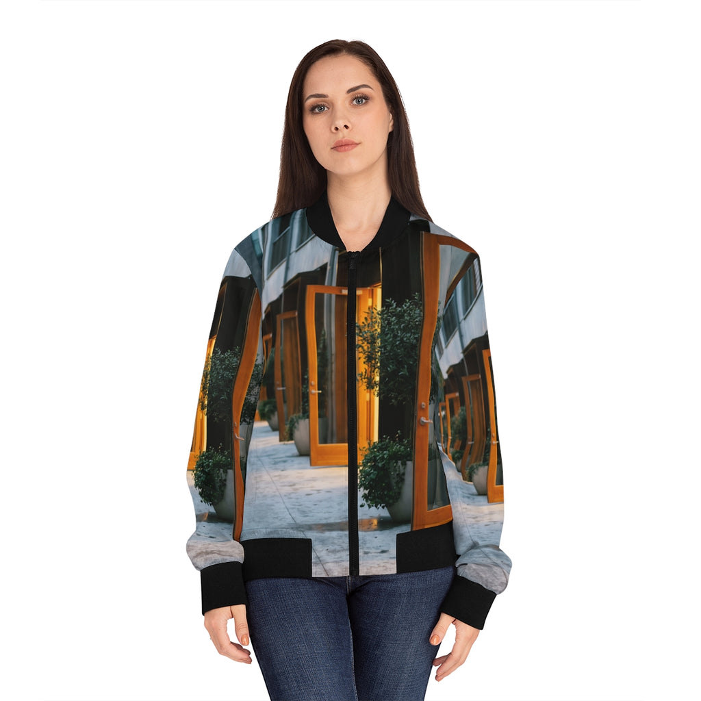 Women's Bomber Jacket - Twilight Promenade | Echovira...