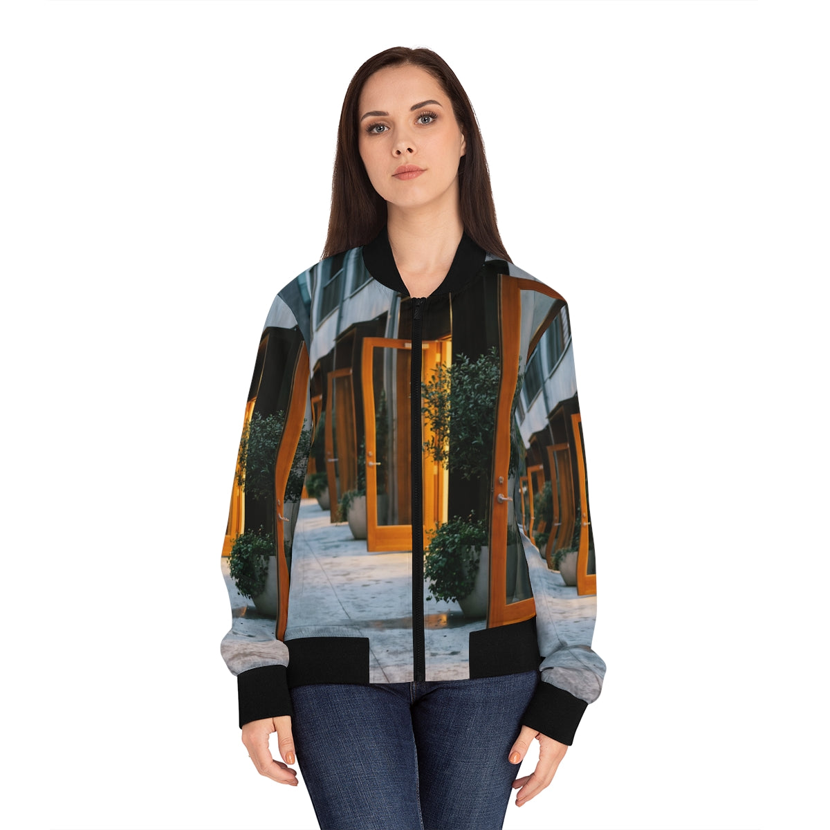 Women's Bomber Jacket - Twilight Promenade | Echovira...