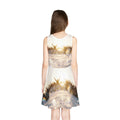 Girls' Sundress with Golden Hour Crowd Art