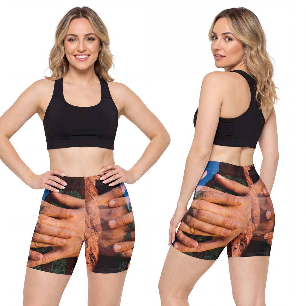 Women's Canyon Art Biker Shorts