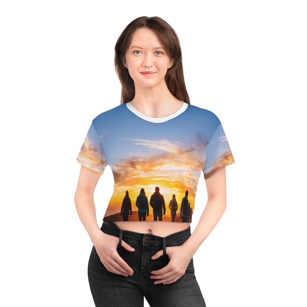 Crop Tee - Golden Radiance