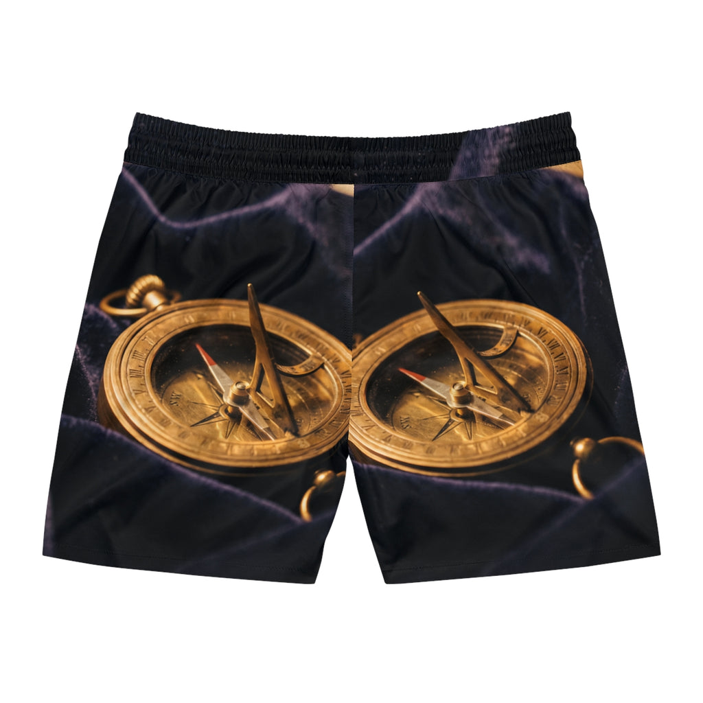 Men's Brass Sundial Mid-Length Swim Shorts
