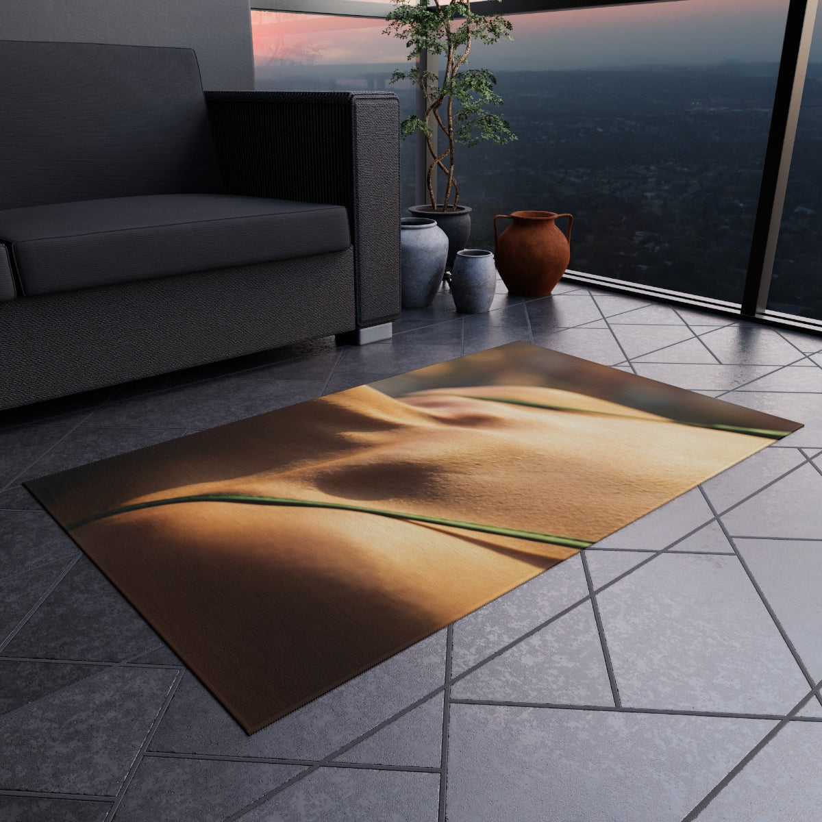 Sunkissed Reverie Outdoor Rug | Echovira Gallery