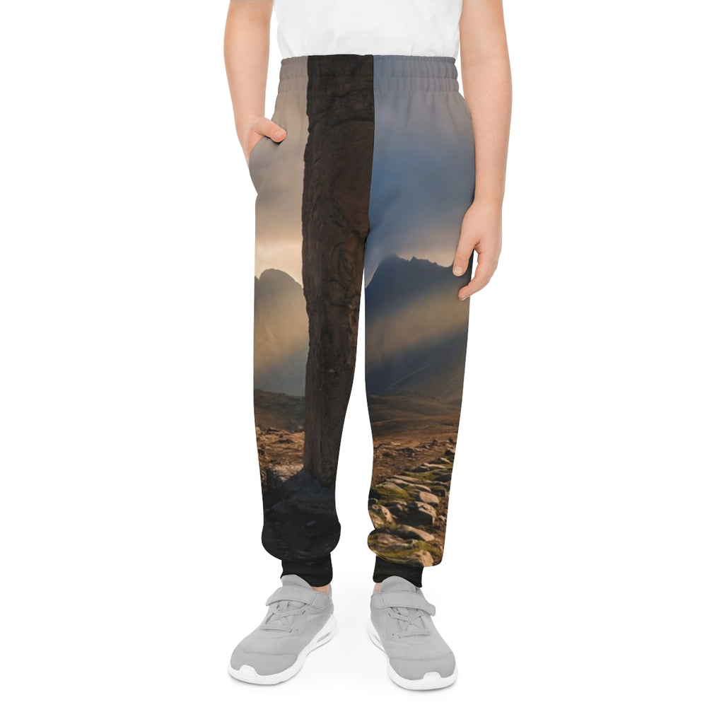Youth Joggers - Ancient Mountain Sentinel Art | Echovira...