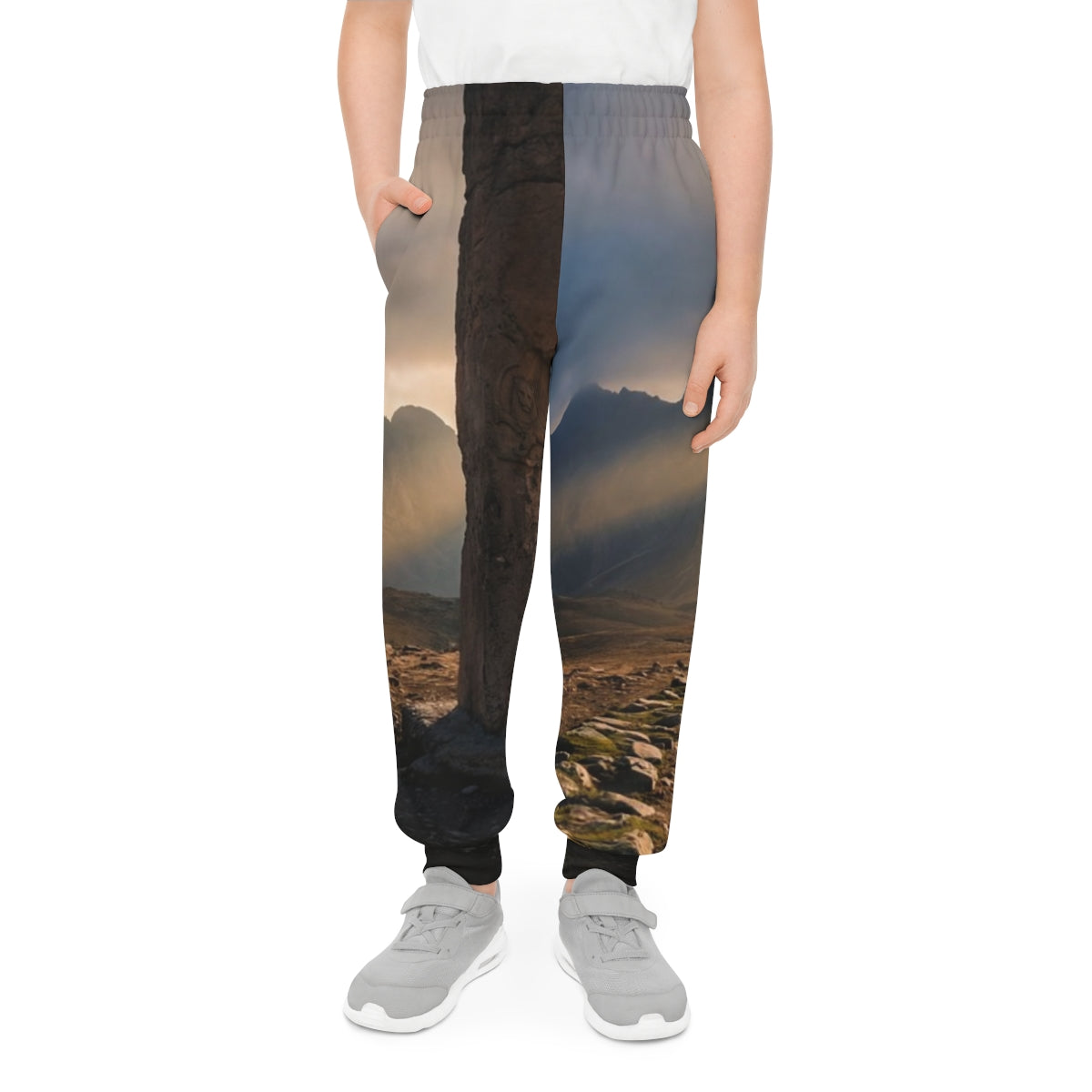 Youth Joggers - Ancient Mountain Sentinel Art | Echovira...