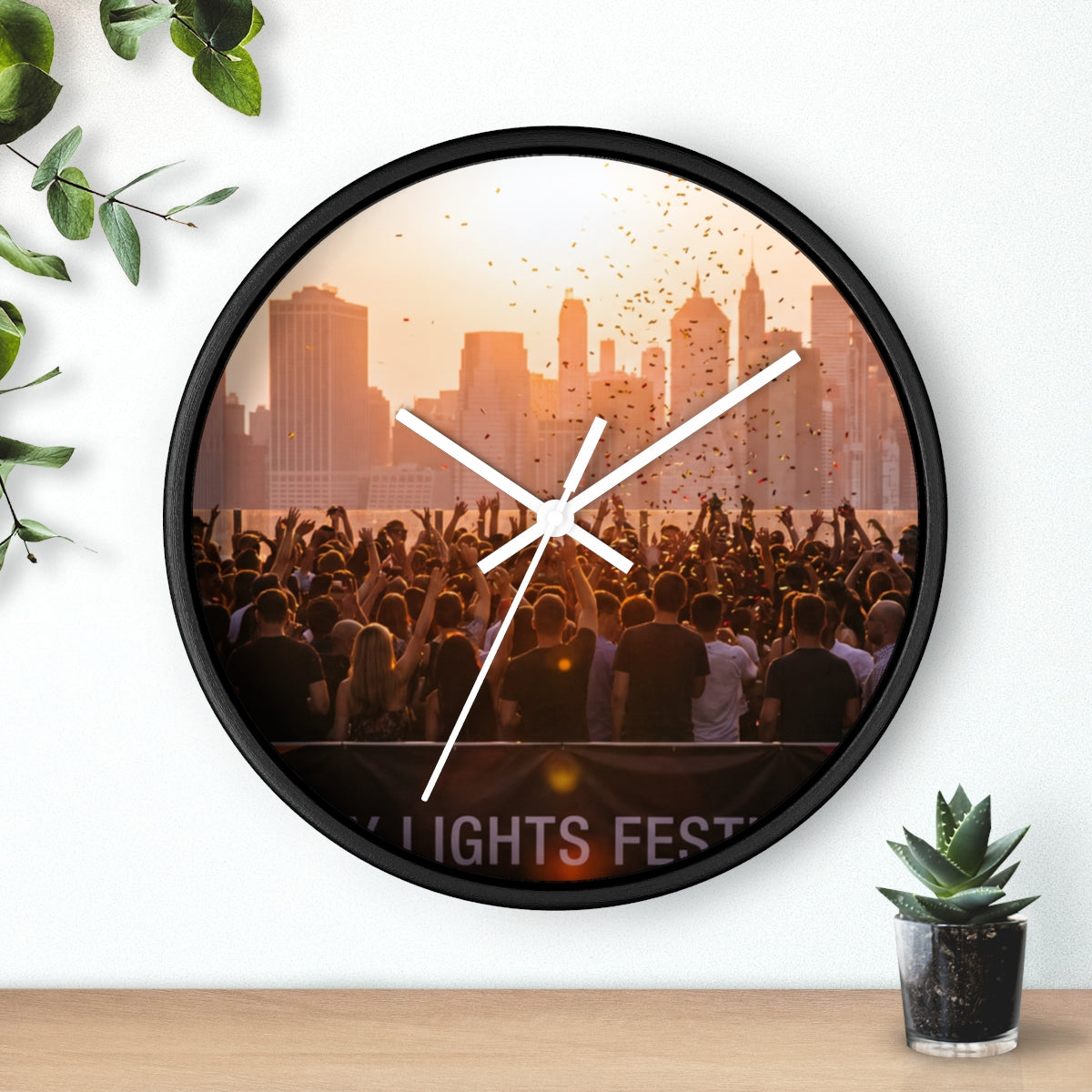 Wall Clock - City Lights Festival | Echovira Gallery