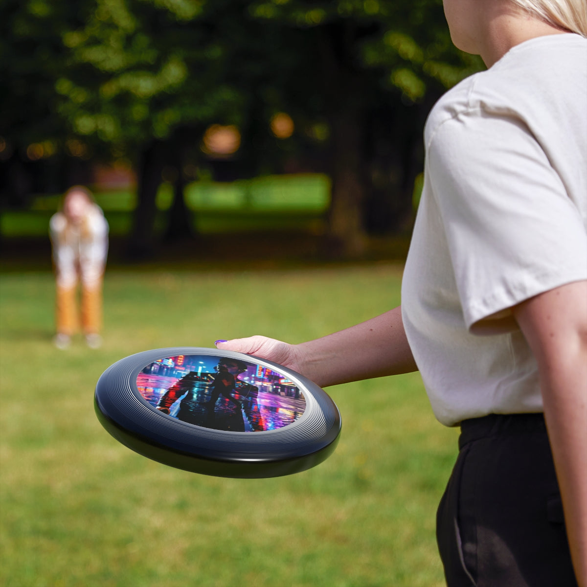 Wham-O Frisbee - Cyber Neon Flying Disc | Echovira Gallery