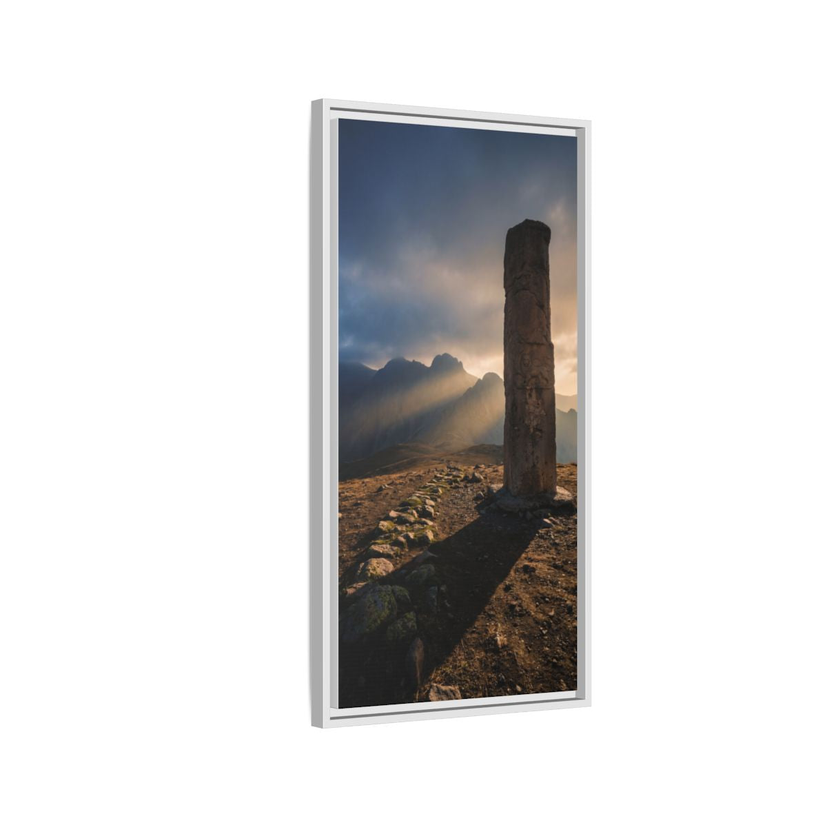 Framed Matte Canvas - Sun Peak