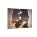 Framed Matte Canvas - Metropolitan Lovers Glow (10×8, 12×9...