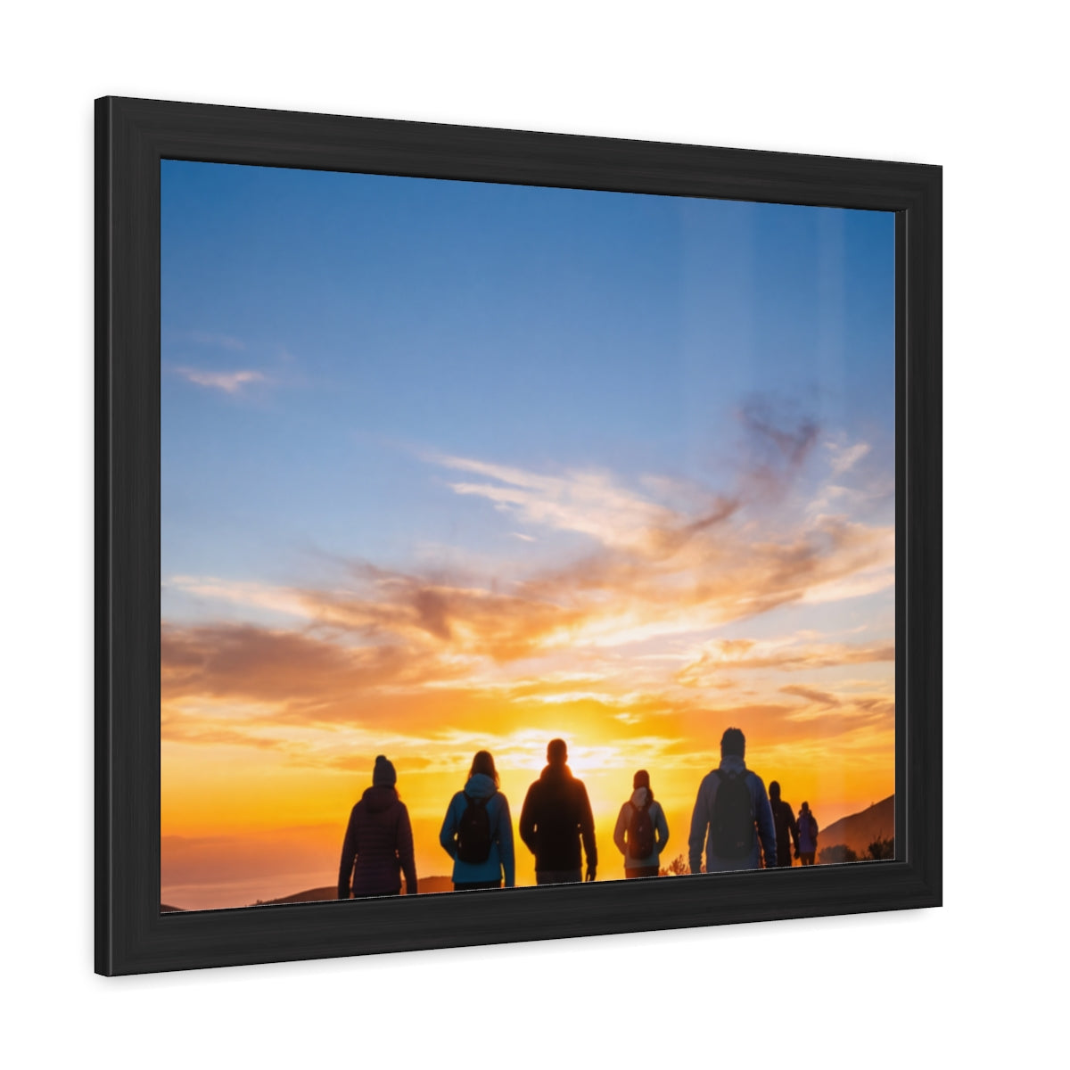 Framed Poster - Sunset Silhouette