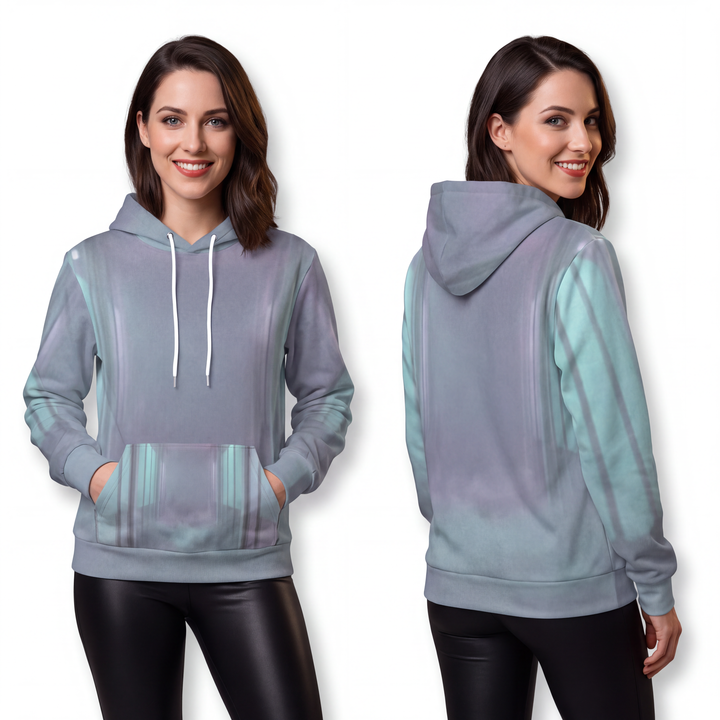 Fashion Hoodie - Liminal Corridor Fog Art Print