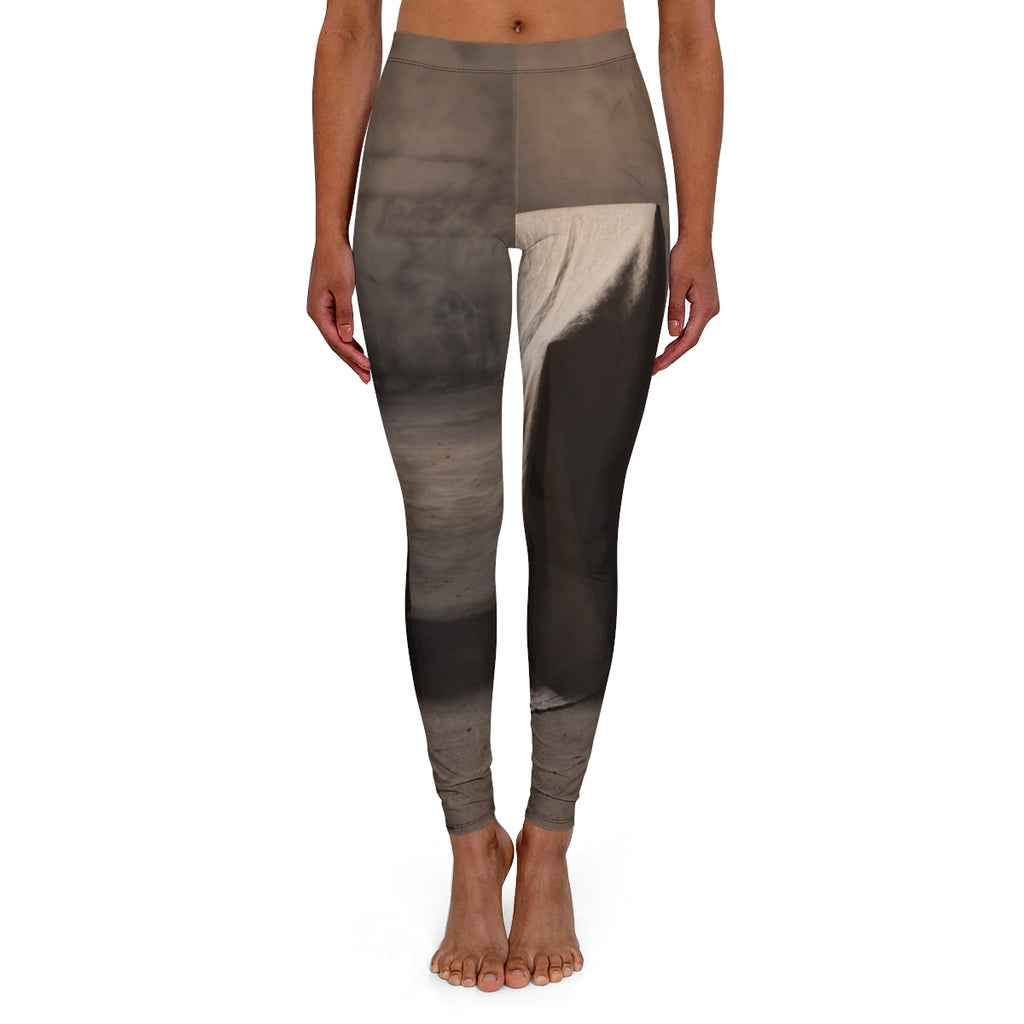 Women's Casual Spandex Leggings - Draped Silence Still Life...