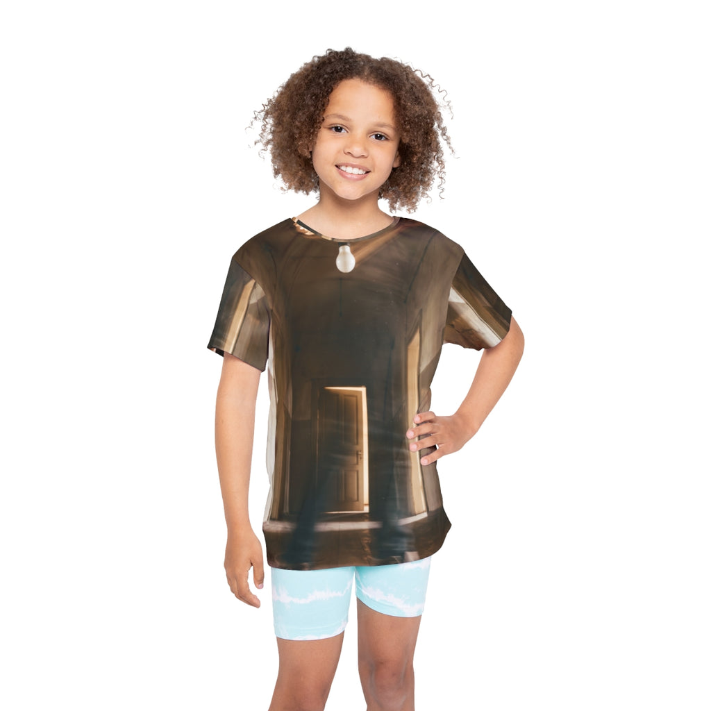 Kids Sports Jersey with Liminal Corridor Art