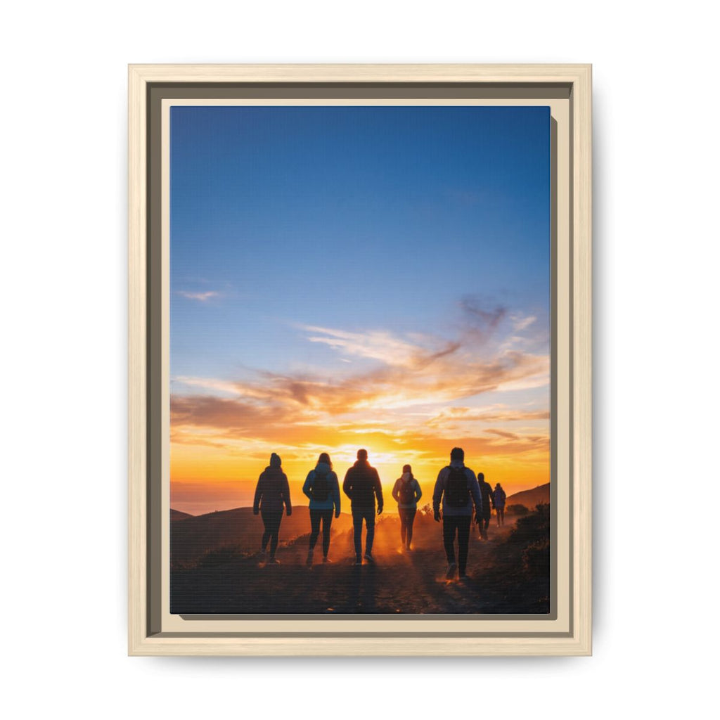 Matte Canvas, Framed - Epic Dawn Trek
