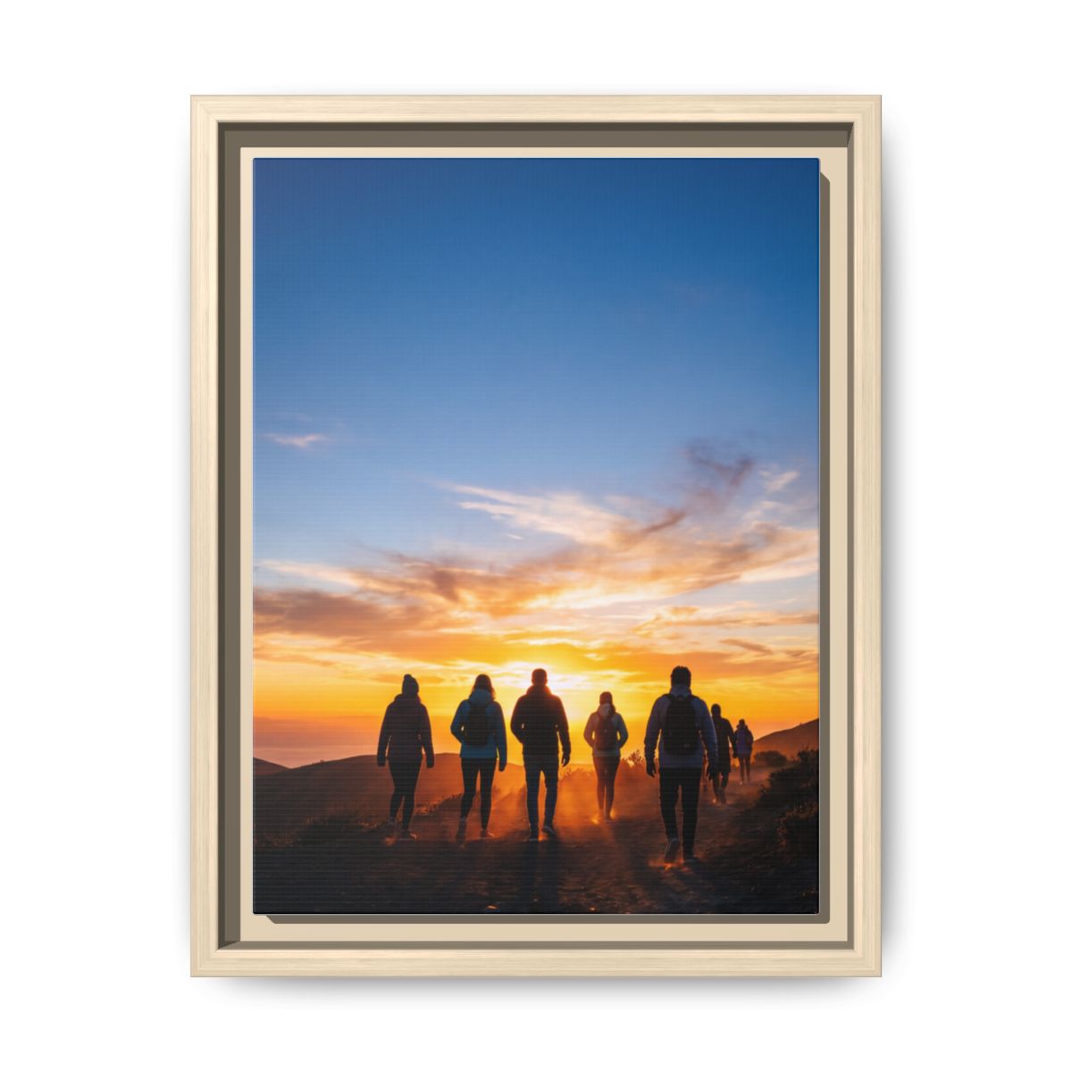 Matte Canvas, Framed - Epic Dawn Trek