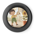 Wham-O Frisbee - Papercraft Boy with Tambourine Art |...