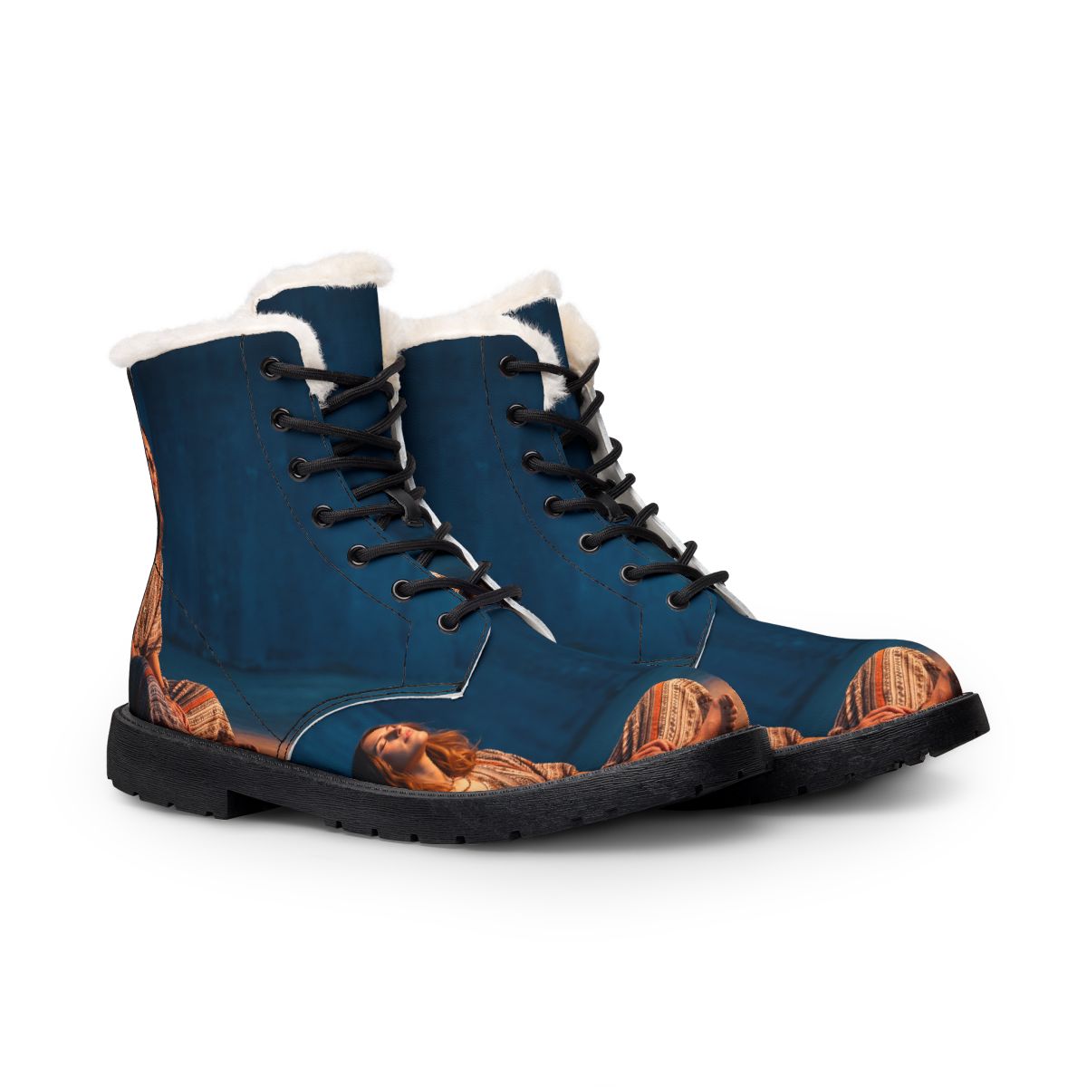 Women's Boots - Sunset Frost Fur | Echovira Gallery
