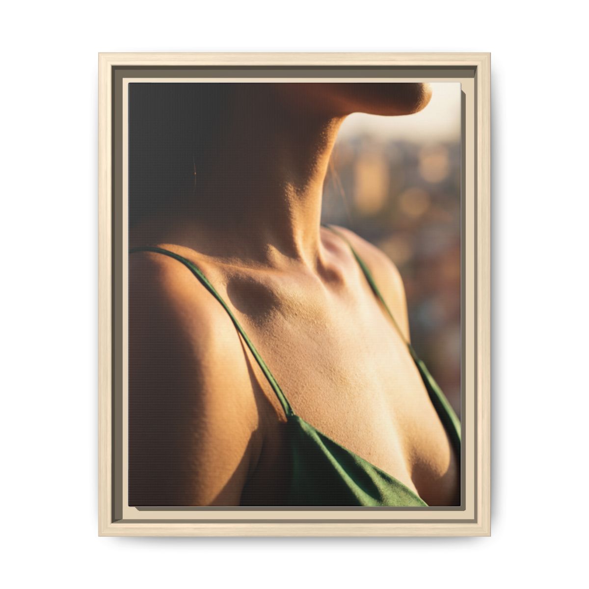 Framed Matte Canvas - Sunlit Muse