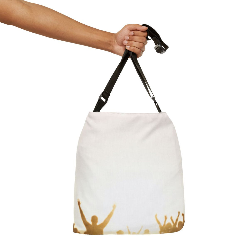 Golden Hour Crowd Adjustable Tote Bag