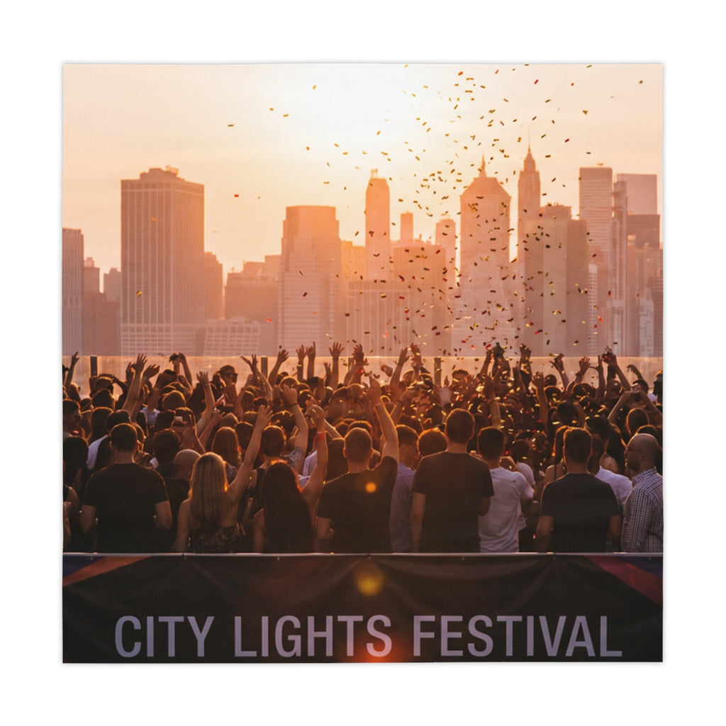 Tablecloth - City Lights Festival | Echovira Gallery