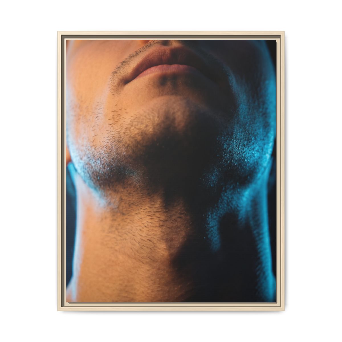 Framed Matte Canvas - Neon Noir