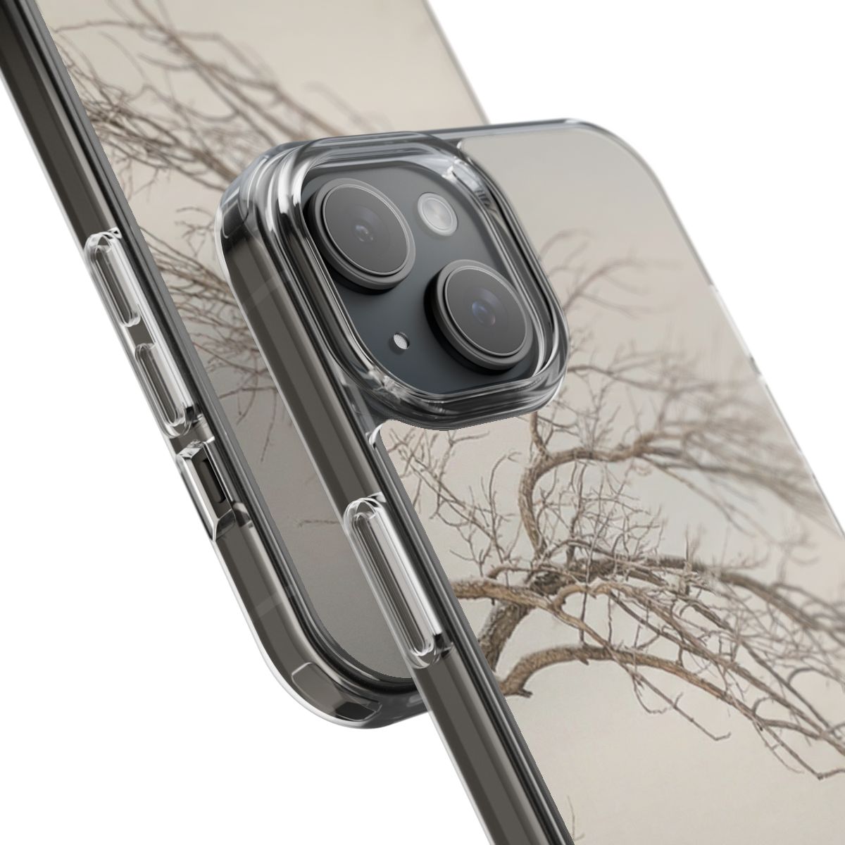 Clear Impact-Resistant Cases - Clear Phone Case - Winter...