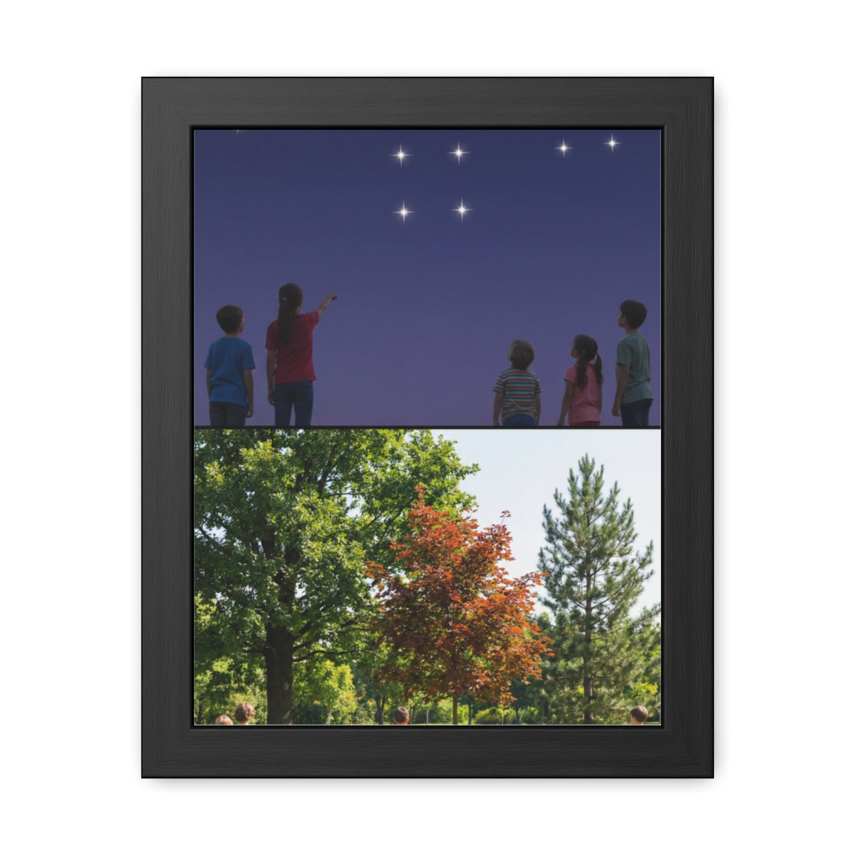 Framed Poster - Little Explorer — Portrait