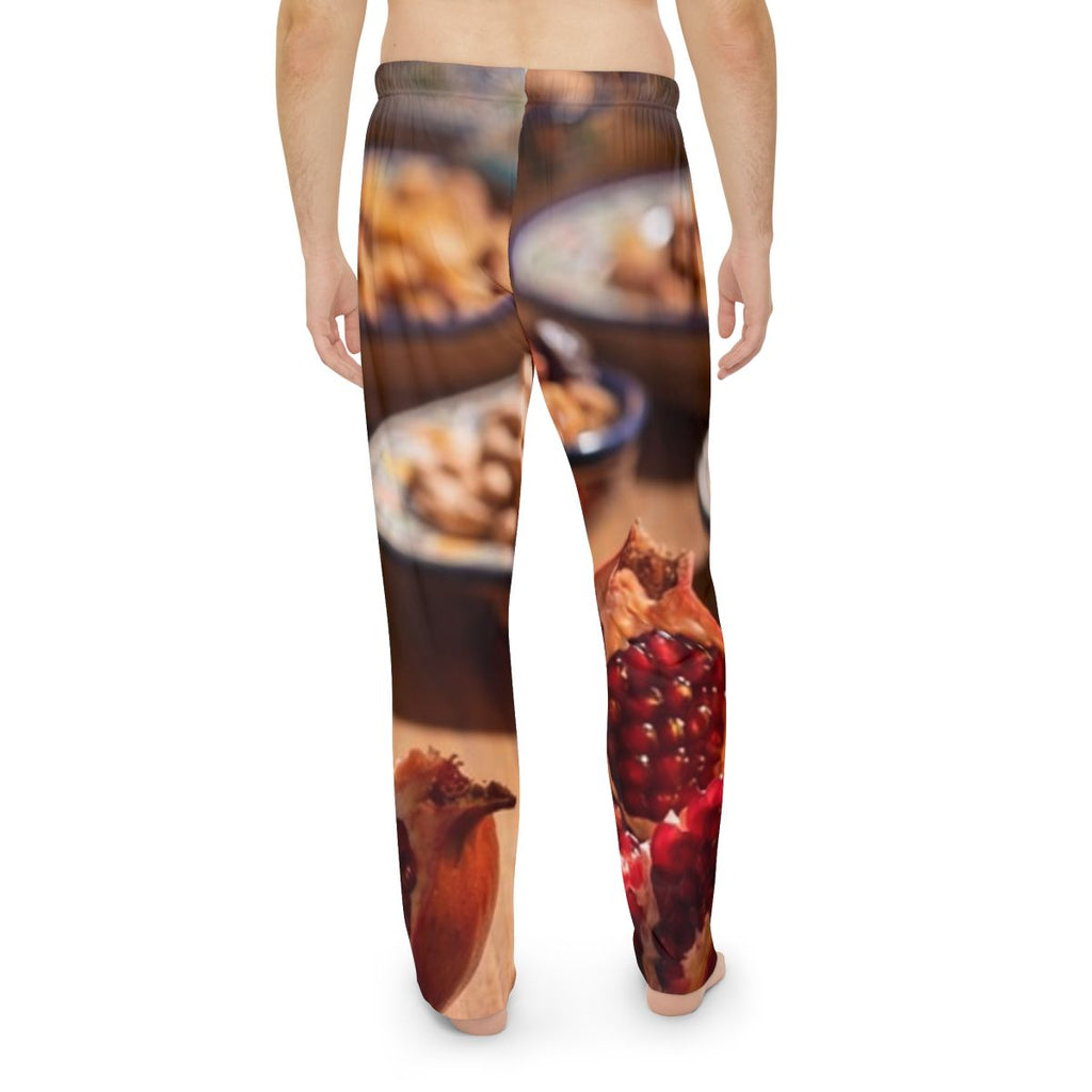 Men's Pajama Pants - Amber Feast Glow | Echovira Gallery